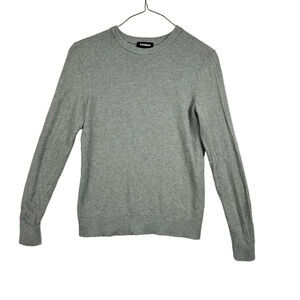 Express Women's Gray Crewneck Sweater